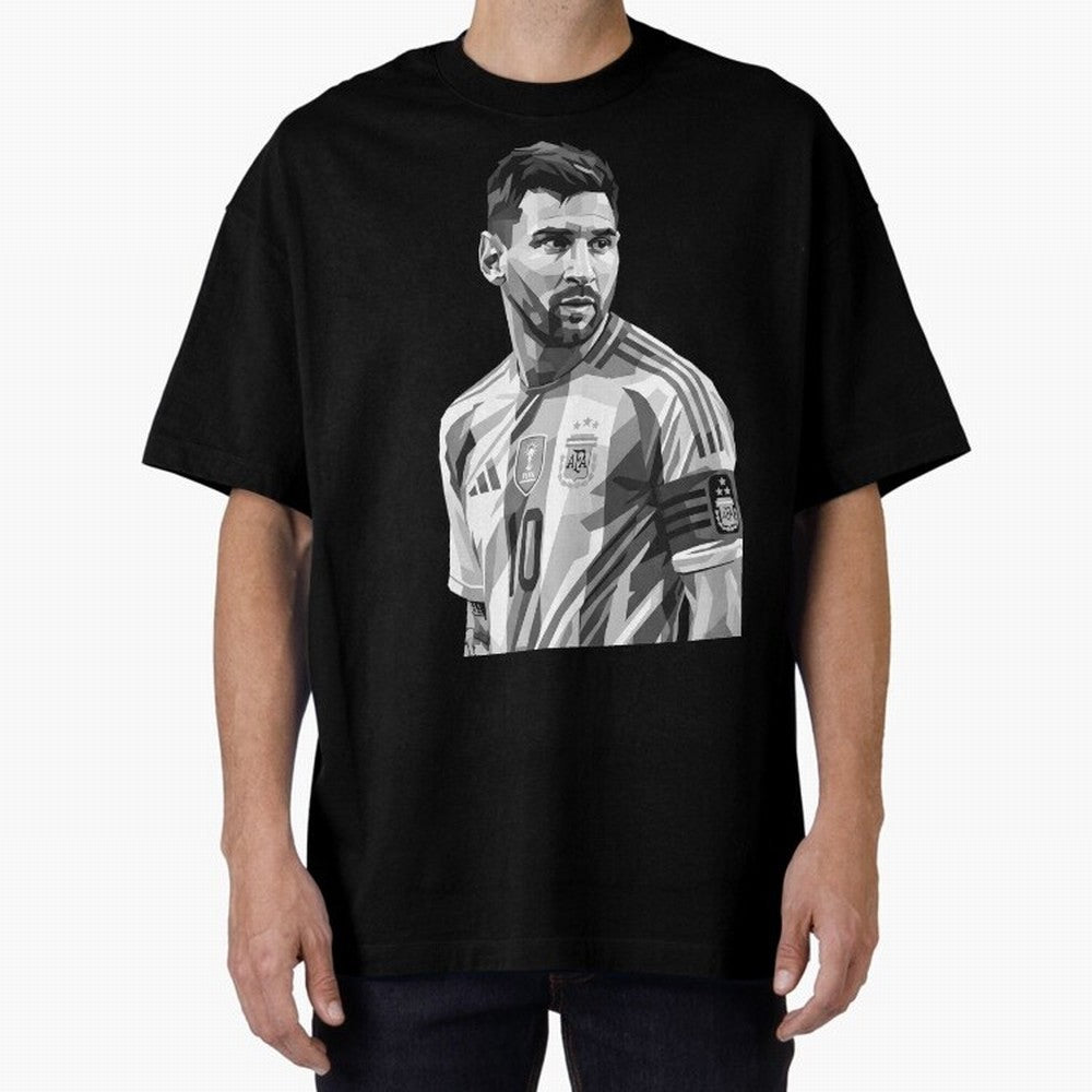 Messi grayscale Classic T-Shirt Live for the Drama of FIFA World Cup 2026 Filled with CR7 and Messi, France Energy, Sports Nostalgia, International Competition, Famous Players and Unforgettable Victories; Ideal for Fans Who Follow Messi, Cristiano