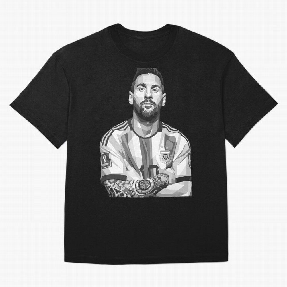 Messi grayscale Classic T-Shirt Show Support during Global Football Passion for FIFA World Cup 2026, Built around Neymar, England and Germany, Stadium Memories, Football Loyalty, International Chants and Championship Tradition; Ideal for Football