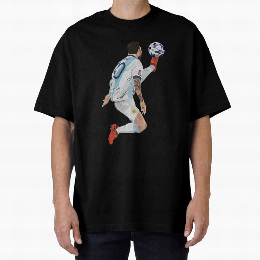 Messi - Lionel Messi Ball Classic T-Shirt Step into Global Football Passion for FIFA World Cup 2026 Group Stage, Built around Mbappe and Neymar, Argentina and Brazil, Goal Celebration Energy, Supporter Heritage, Football Icons and Worldwide