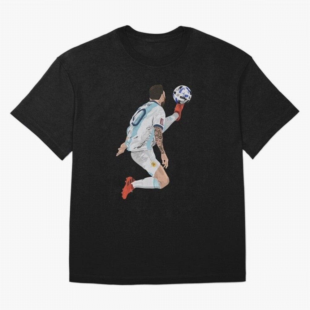 Messi - Lionel Messi Ball Classic T-Shirt Step into Global Football Passion for FIFA World Cup 2026 Group Stage, Built around Mbappe and Neymar, Argentina and Brazil, Goal Celebration Energy, Supporter Heritage, Football Icons and Worldwide