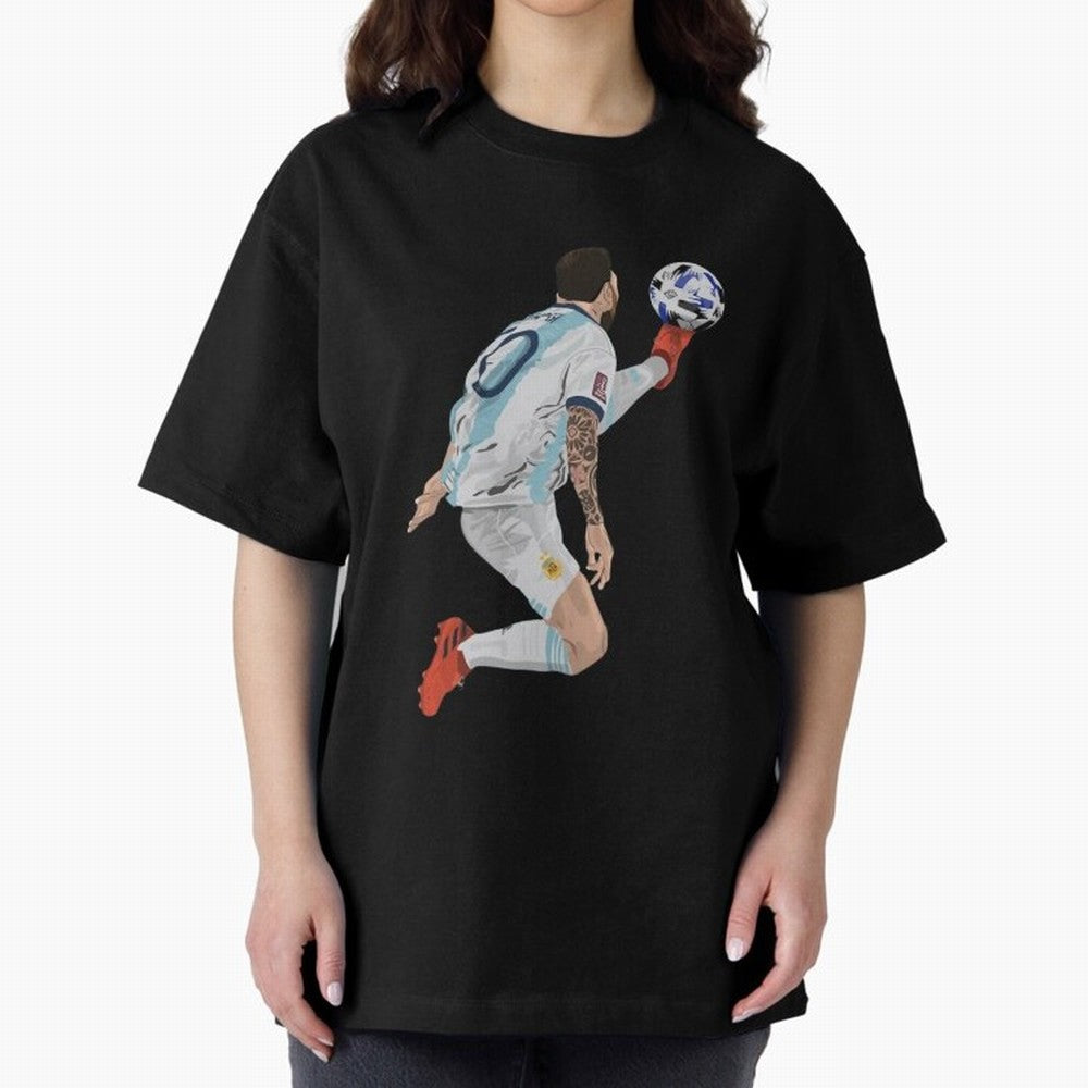 Messi - Lionel Messi Ball Classic T-Shirt Step into Global Football Passion for FIFA World Cup 2026 Group Stage, Built around Mbappe and Neymar, Argentina and Brazil, Goal Celebration Energy, Supporter Heritage, Football Icons and Worldwide