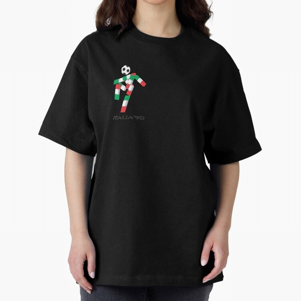 italia 90 footballer logo Classic T-Shirt Relive FIFA World Cup 2026 Centered on CR7 and Messi, Spain Energy, Vintage Soccer Flavor, Modern Football Stars, National Flags and Final Night Emotion; Built for Supporters Chasing Trophy Dreams, Final