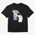 Art Messi Illustration Classic T-Shirt Stand with the FIFA World Cup 2026 Journey through Messi Highlights, Portugal Pride, Goal Celebration Energy, Supporter Heritage, Football Icons and Worldwide Tournament Joy; Ideal for Fans Who Follow Messi,