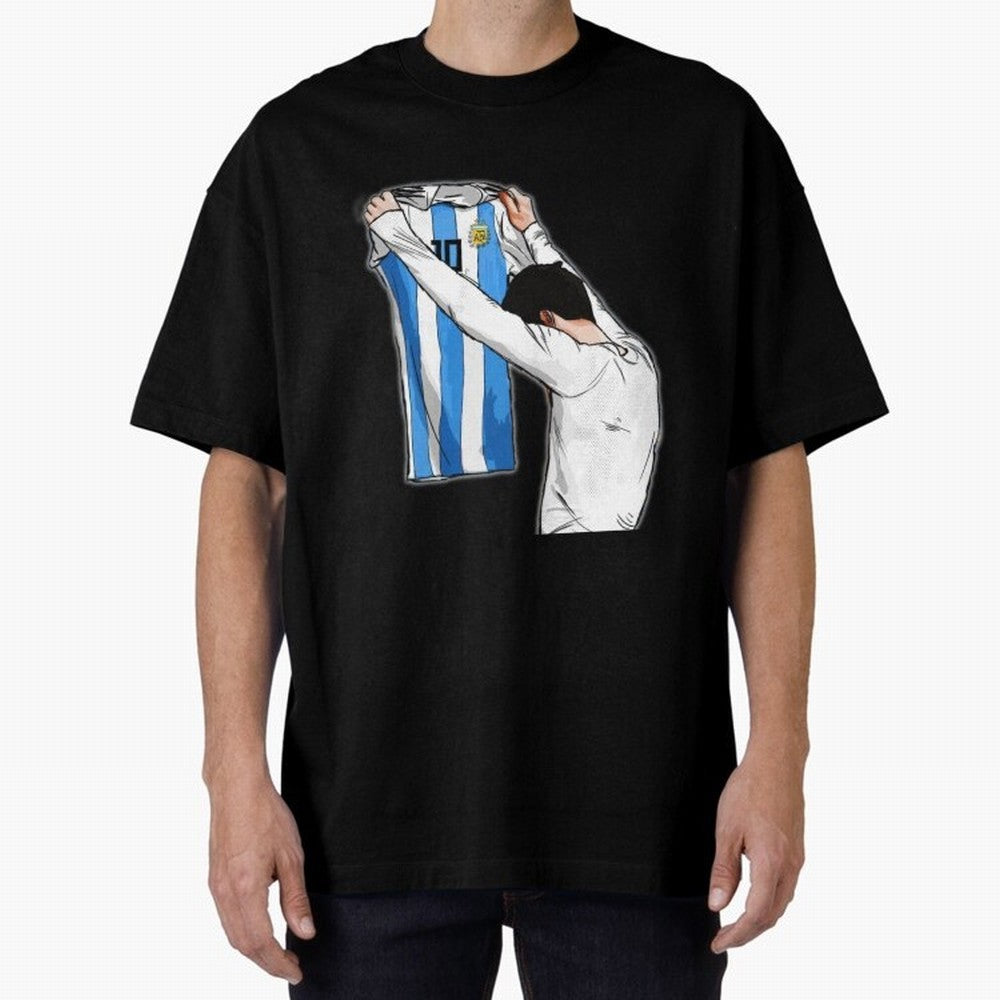 Art Messi Illustration Classic T-Shirt Stand with the FIFA World Cup 2026 Journey through Messi Highlights, Portugal Pride, Goal Celebration Energy, Supporter Heritage, Football Icons and Worldwide Tournament Joy; Ideal for Fans Who Follow Messi,
