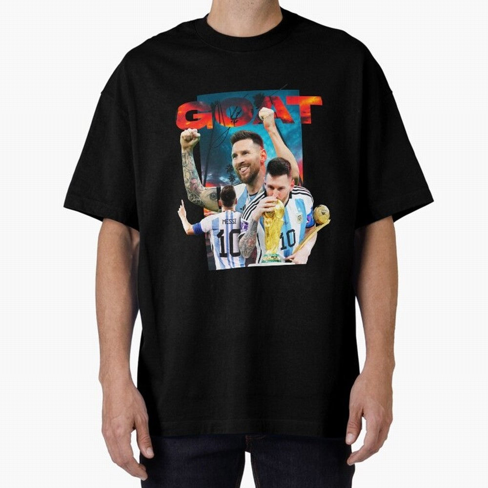 Messi GOAT Classic T-Shirt Live for the Drama of FIFA World Cup 2026 USA Canada Mexico for Fans of Cristiano Ronaldo and Argentina and Brazil, Bringing Football Festival Excitement, Trophy Ambitions, Country Rivalries and Star Player Buzz; Built