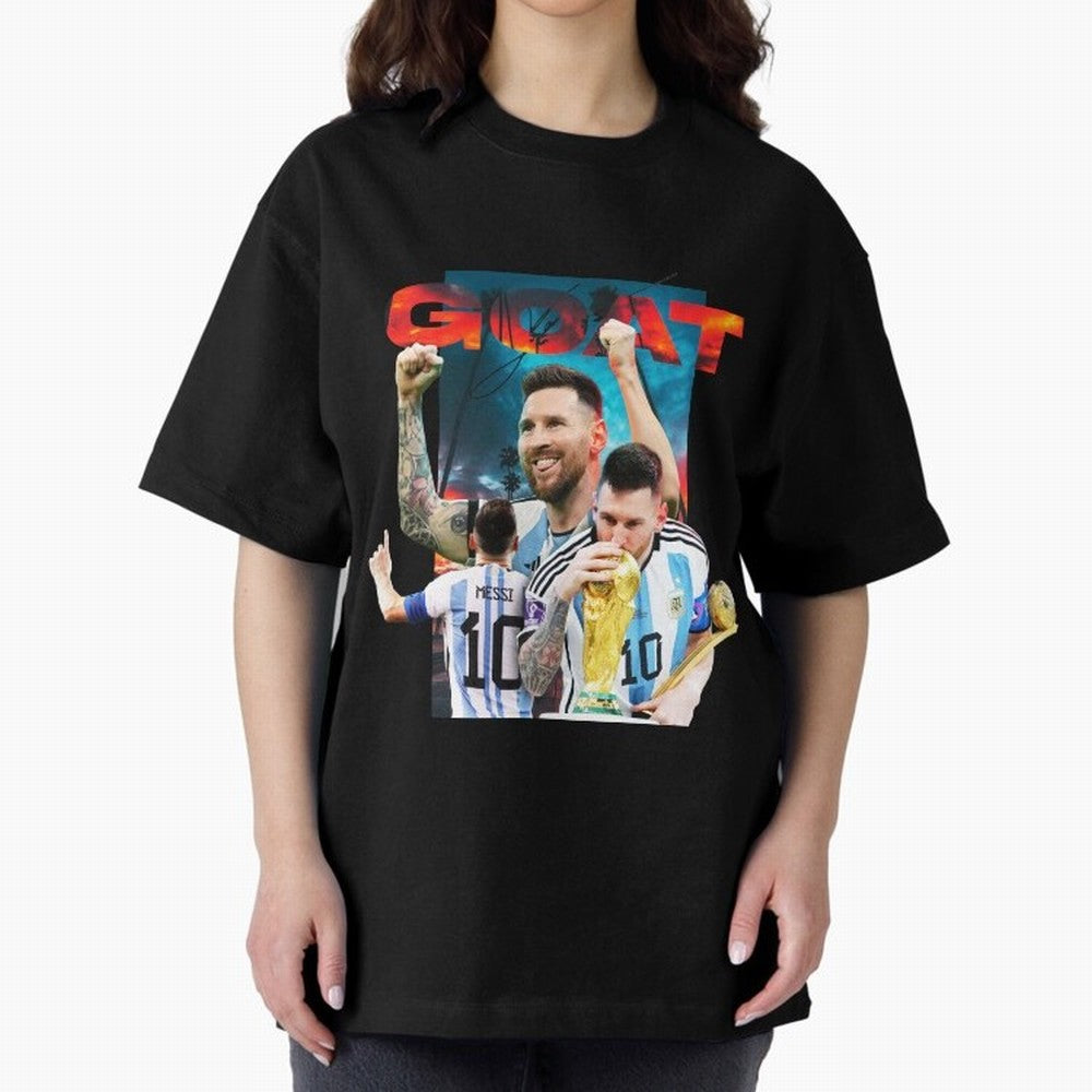 Messi GOAT Classic T-Shirt Live for the Drama of FIFA World Cup 2026 USA Canada Mexico for Fans of Cristiano Ronaldo and Argentina and Brazil, Bringing Football Festival Excitement, Trophy Ambitions, Country Rivalries and Star Player Buzz; Built