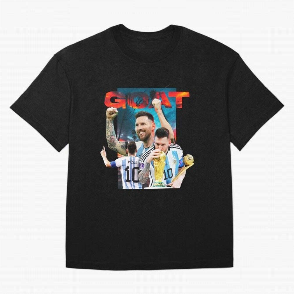 Messi GOAT Classic T-Shirt Live for the Drama of FIFA World Cup 2026 USA Canada Mexico for Fans of Cristiano Ronaldo and Argentina and Brazil, Bringing Football Festival Excitement, Trophy Ambitions, Country Rivalries and Star Player Buzz; Built