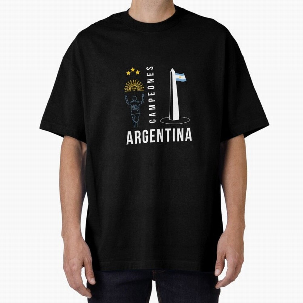 Argentina Campeon Essential T-Shirt Bring Supporter Culture to the FIFA World Cup 2026 USA Canada Mexico Journey through Messi, CR7 and Mbappe Highlights, Netherlands Pride, Soccer Culture, Superstar Moments, National Team Dreams and Competitive