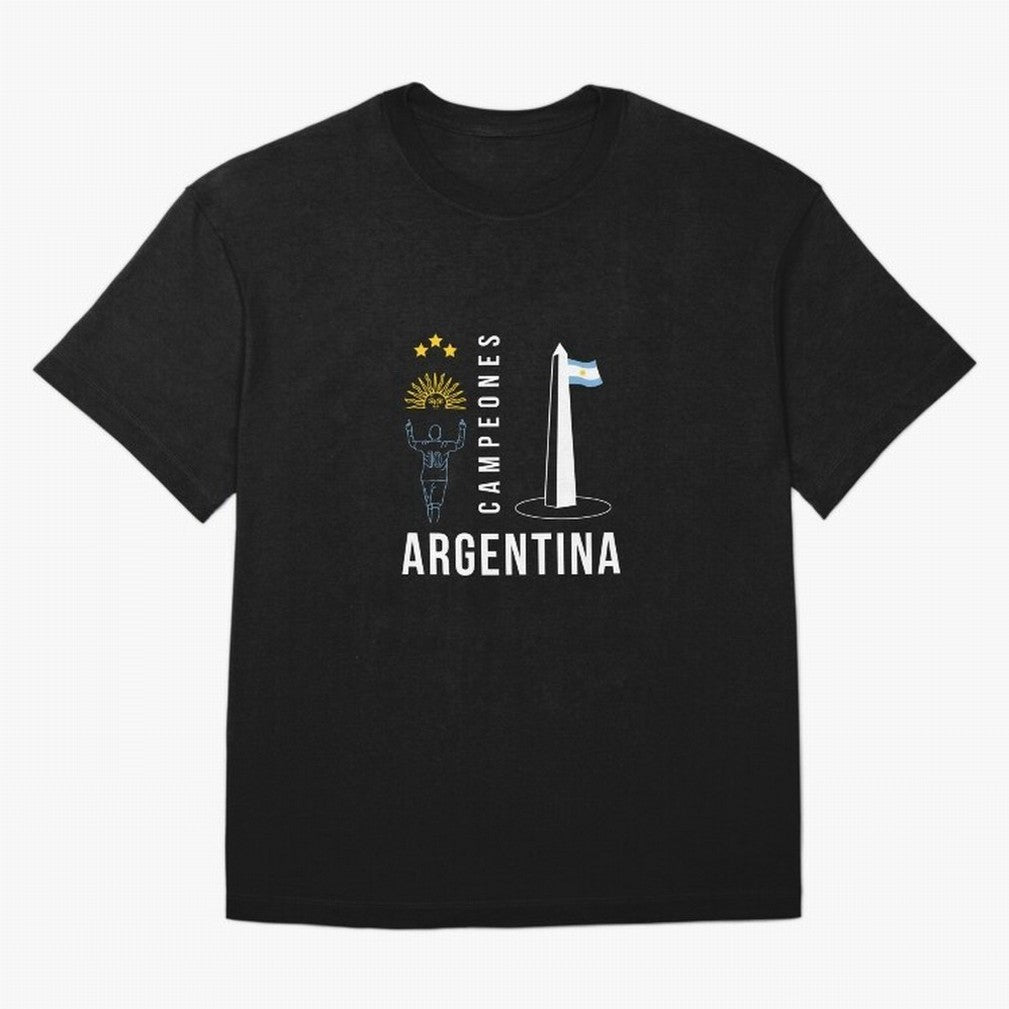 Argentina Campeon Essential T-Shirt Bring Supporter Culture to the FIFA World Cup 2026 USA Canada Mexico Journey through Messi, CR7 and Mbappe Highlights, Netherlands Pride, Soccer Culture, Superstar Moments, National Team Dreams and Competitive