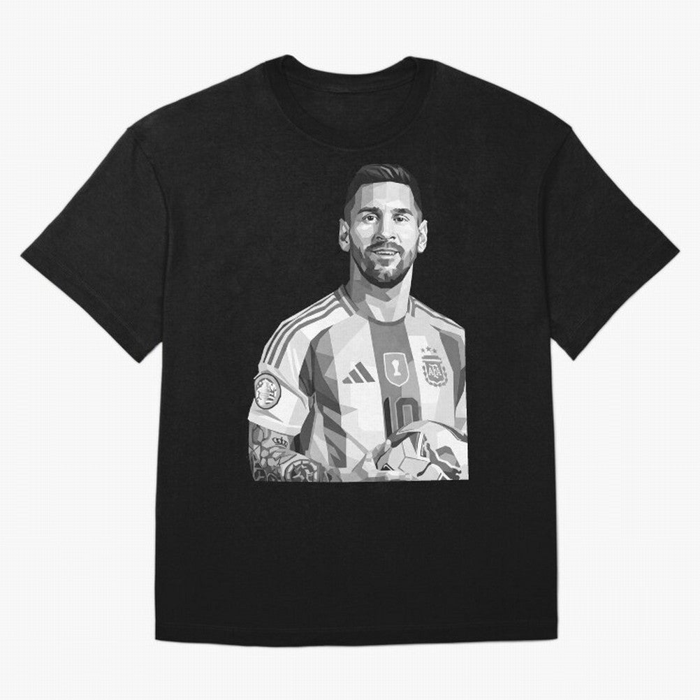 Messi grayscale Classic T-Shirt Carry the Dream of FIFA World Cup 2026 Group Stage for Fans of Messi and France, Bringing Football History, Final Match Energy, Crowd Noise and Once in a Lifetime Moments; Built for Supporters Chasing Trophy Dreams,