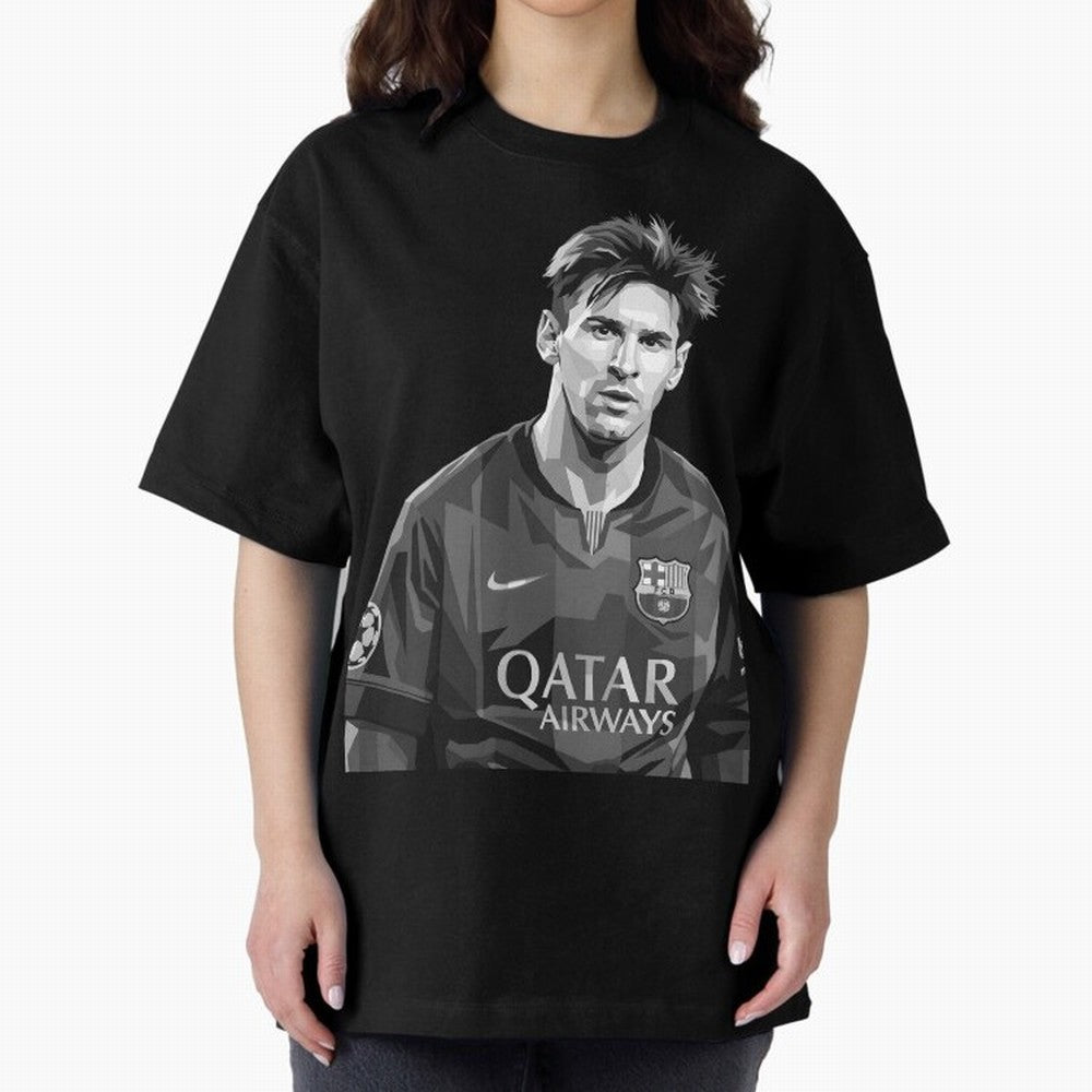 Messi grayscale Classic T-Shirt Make Every Kick Count in the FIFA World Cup 2026 Group Stage Journey through Mbappe and Neymar Highlights, Portugal Pride, Football Festival Excitement, Trophy Ambitions, Country Rivalries and Star Player Buzz;