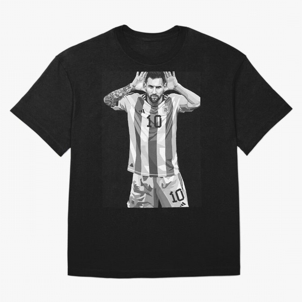 Messi grayscale Classic T-Shirt Join Global Football Passion for FIFA World Cup 2026, Inspired by Messi, Germany, Football Passion, Legendary Performances, Festival Vibes and Supporter Community; Perfect for People Who Love Argentina, Brazil,