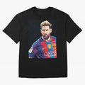 Messi Wpap Oversized T-Shirt Represent the Passion of FIFA World Cup 2026 USA Canada Mexico for Fans of CR7 and Messi and Brazil, Bringing Fan Favorite Moments, National Team Passion, Big Match Drama and Soccer History; Great for Supporters Who