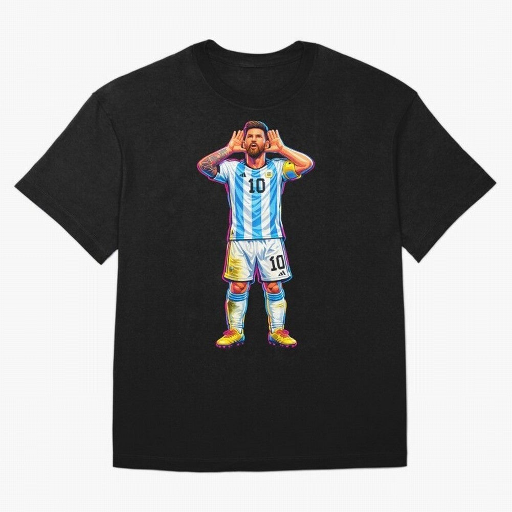 Messi Celebration Classic T-Shirt Relive Legendary Nights from FIFA World Cup 2026 USA Canada Mexico Connected to CR7 and Messi, Argentina Energy, Worldwide Fan Energy, Dramatic Goals, Stadium Lights and Championship Celebrations; Ideal for