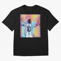 Lionel Messi 10 Classic T-Shirt Elevate FIFA World Cup 2026 Spirit, Filled with France and Portugal, Messi and Cristiano Ronaldo, Sports Nostalgia, International Competition, Famous Players and Unforgettable Victories; Perfect for Supporters Who