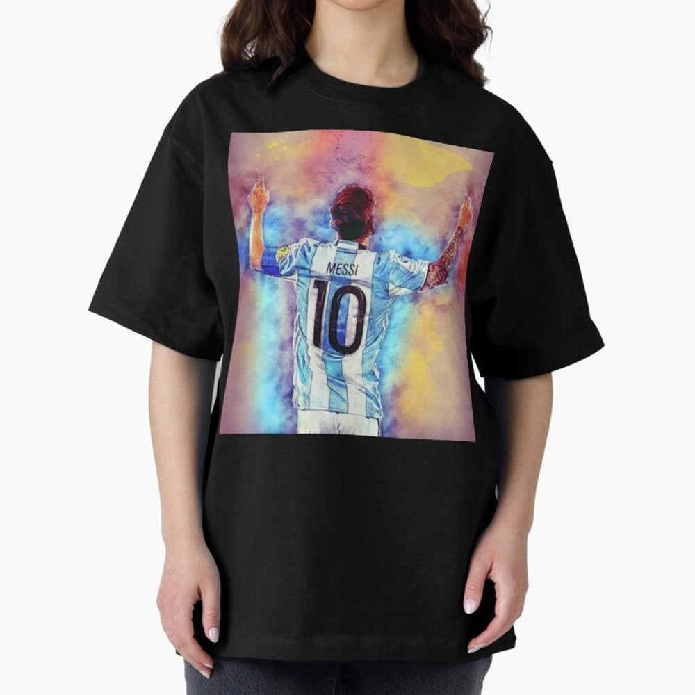 Lionel Messi 10 Classic T-Shirt Elevate FIFA World Cup 2026 Spirit, Filled with France and Portugal, Messi and Cristiano Ronaldo, Sports Nostalgia, International Competition, Famous Players and Unforgettable Victories; Perfect for Supporters Who