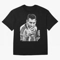 Messi grayscale Oversized T-Shirt Bring Global Tournament Vibes to FIFA World Cup 2026 for Fans of Cristiano Ronaldo and England and Germany, Bringing Classic Soccer Heritage, Championship Pressure, Fan Loyalty and International Pride; Great for