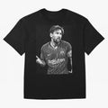 Messi grayscale Oversized T-Shirt Experience the Global Stage of Match Day Hype around FIFA World Cup 2026 Group Stage, Messi and Cristiano Ronaldo, France and Portugal, Fan Favorite Moments, National Team Passion, Big Match Drama and Soccer