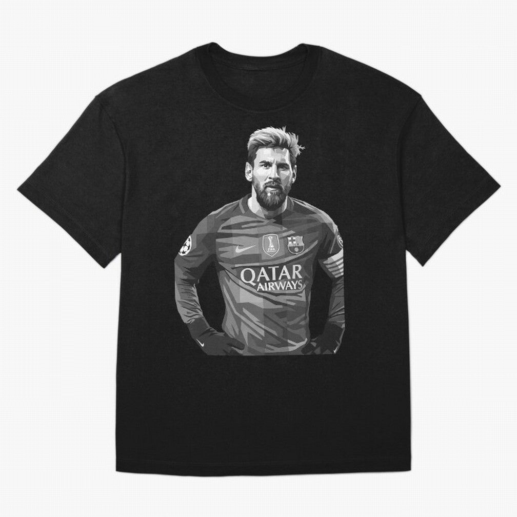 Messi grayscale Classic T-Shirt Feel FIFA World Cup 2026 USA Canada Mexico Inspired by Neymar, Netherlands Energy, Football Passion, Legendary Performances, Festival Vibes and Supporter Community; Great for Supporters Who Love Legendary Players,