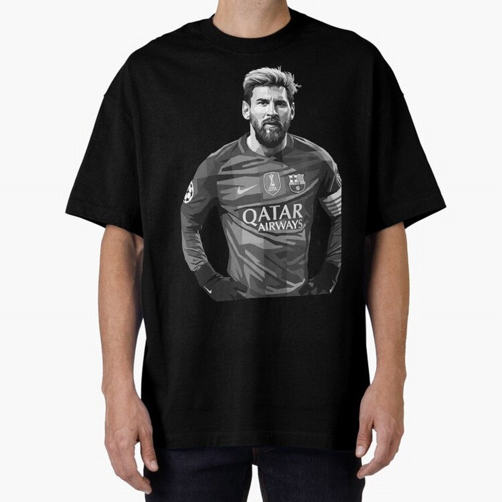 Messi grayscale Classic T-Shirt Feel FIFA World Cup 2026 USA Canada Mexico Inspired by Neymar, Netherlands Energy, Football Passion, Legendary Performances, Festival Vibes and Supporter Community; Great for Supporters Who Love Legendary Players,