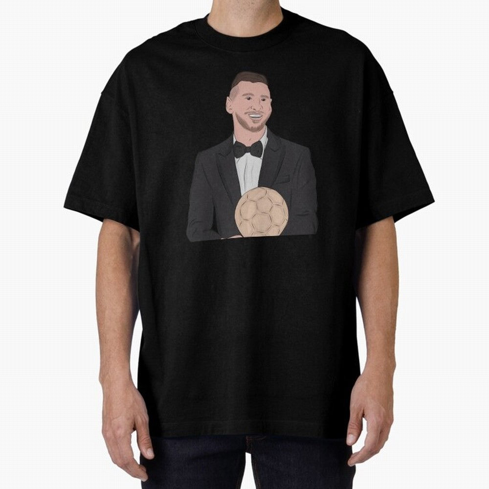 Lionel Messi 2023 Ballon d'Or Classic T-Shirt Celebrate Football Dreams Across FIFA World Cup 2026 Group Stage for Fans of Cristiano Ronaldo and England, Bringing Football History, Final Match Energy, Crowd Noise and Once in a Lifetime Moments;