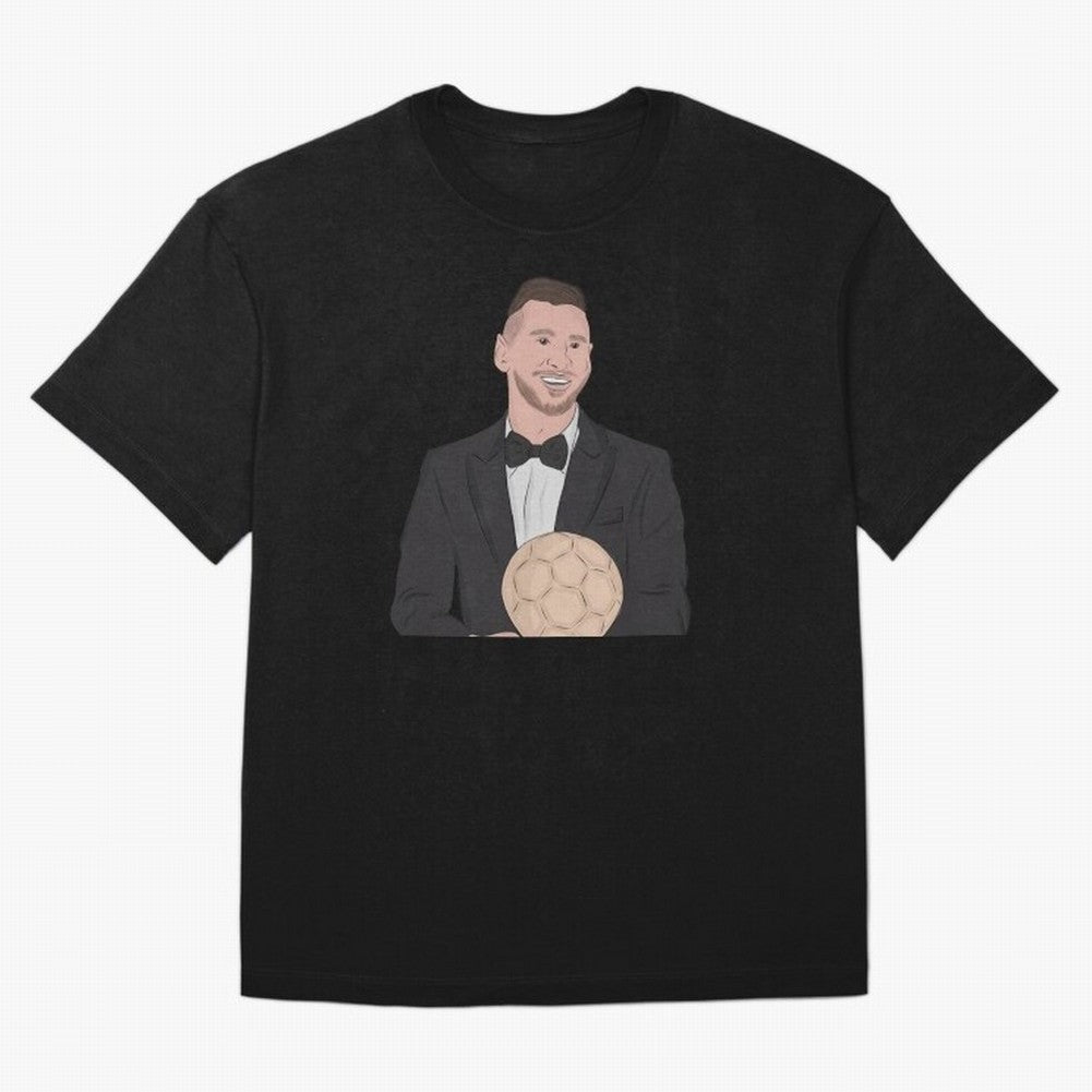 Lionel Messi 2023 Ballon d'Or Classic T-Shirt Celebrate Football Dreams Across FIFA World Cup 2026 Group Stage for Fans of Cristiano Ronaldo and England, Bringing Football History, Final Match Energy, Crowd Noise and Once in a Lifetime Moments;