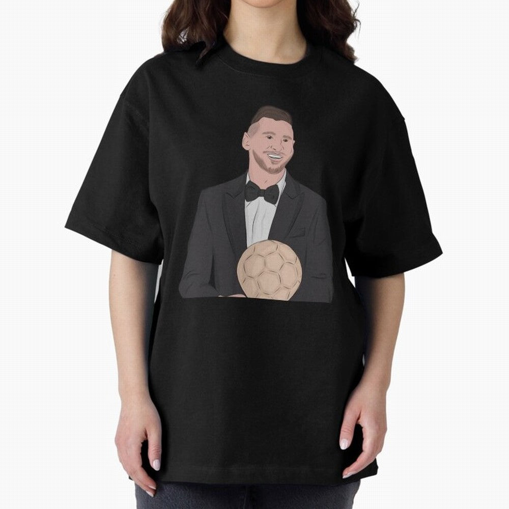 Lionel Messi 2023 Ballon d'Or Classic T-Shirt Celebrate Football Dreams Across FIFA World Cup 2026 Group Stage for Fans of Cristiano Ronaldo and England, Bringing Football History, Final Match Energy, Crowd Noise and Once in a Lifetime Moments;