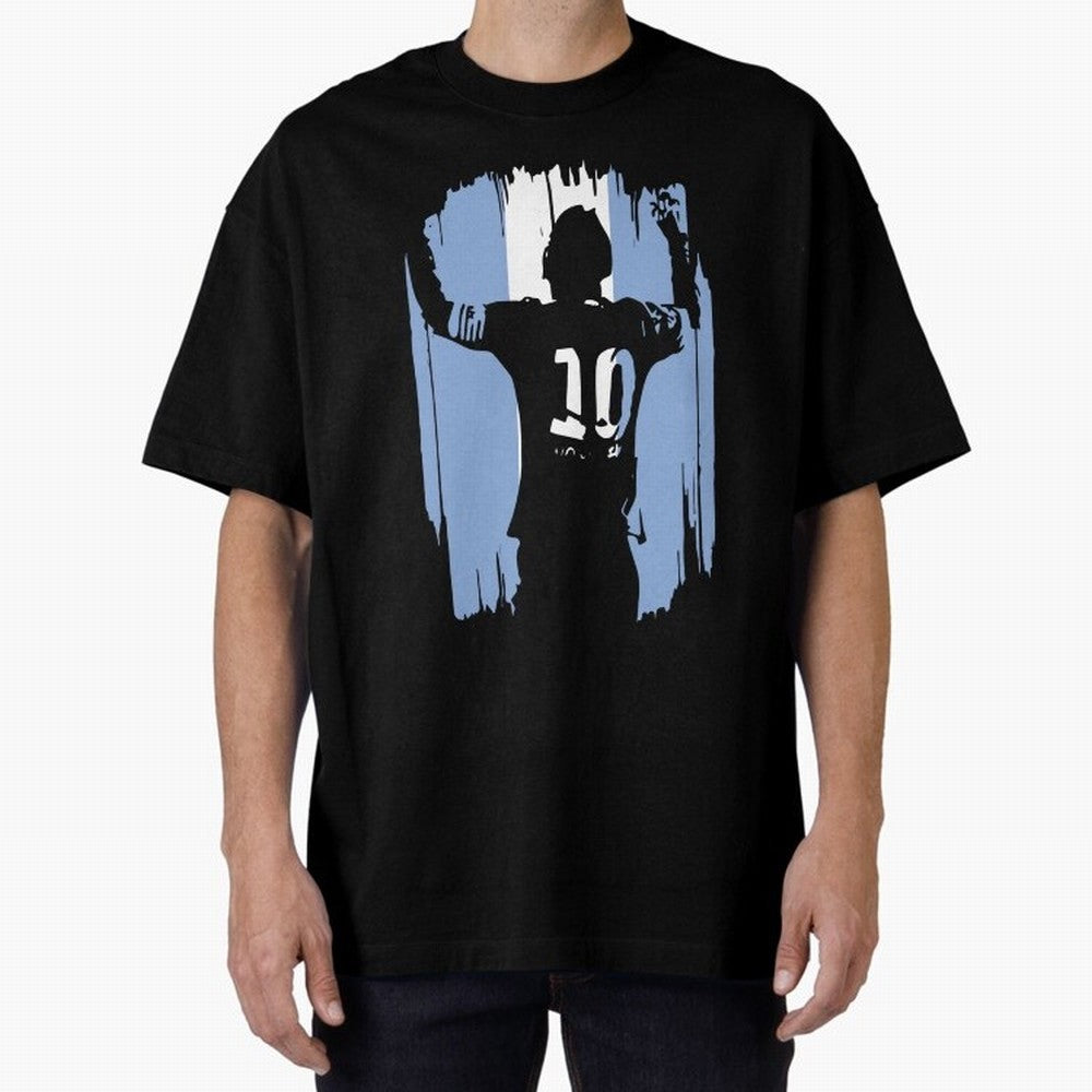 Argentina World Champs Messi Number Essential T-Shirt Support Iconic Players in FIFA World Cup 2026 USA Canada Mexico Capturing CR7 and Messi, Argentina and Brazil Energy, Champion Mindset, Group Stage Buzz, Knockout Tension and Passionate Fan