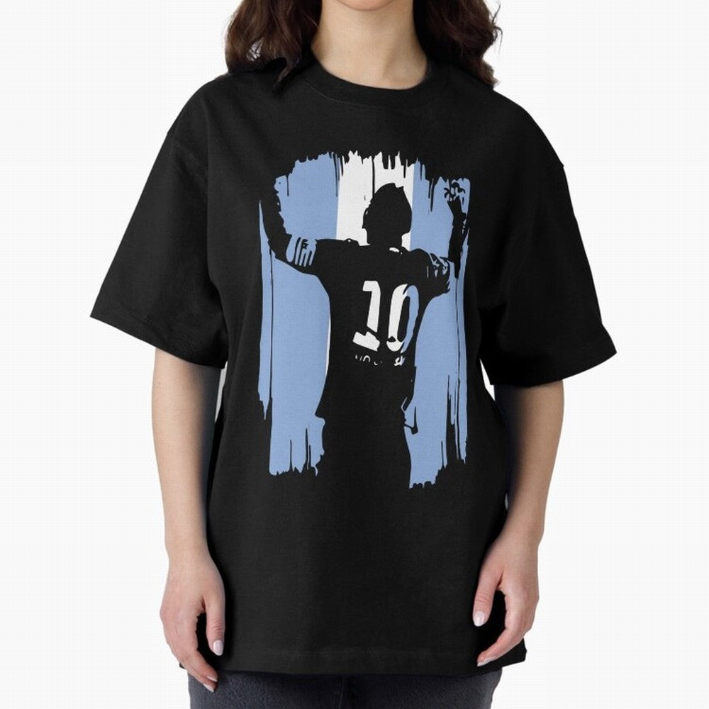 Argentina World Champs Messi Number Essential T-Shirt Support Iconic Players in FIFA World Cup 2026 USA Canada Mexico Capturing CR7 and Messi, Argentina and Brazil Energy, Champion Mindset, Group Stage Buzz, Knockout Tension and Passionate Fan