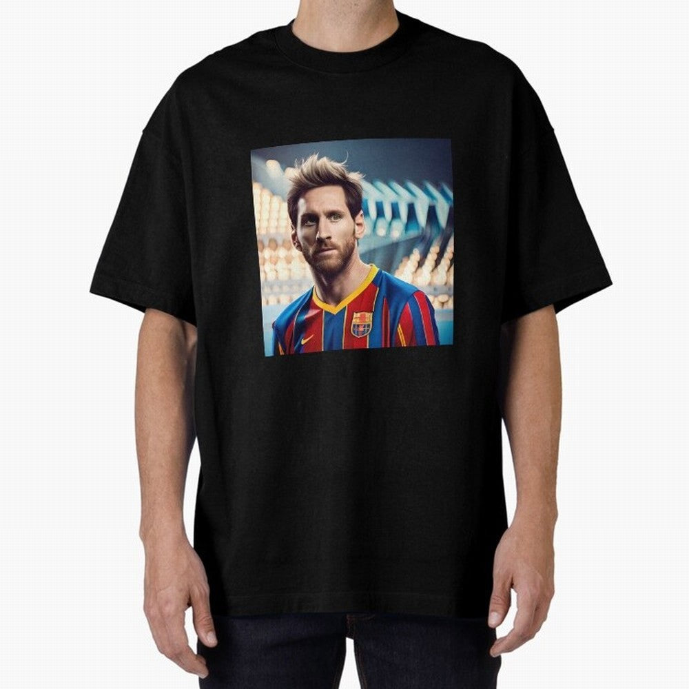 Messi Photo Realistic Paint Art Classic T-Shirt Showcase FIFA World Cup 2026 Group Stage for Fans of CR7 and Messi and France, Bringing Match Day Excitement, Supporter Culture, Golden Goals and Global Football Passion; Ideal for Passionate Fans Who