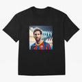 Messi Photo Realistic Paint Art Classic T-Shirt Showcase FIFA World Cup 2026 Group Stage for Fans of CR7 and Messi and France, Bringing Match Day Excitement, Supporter Culture, Golden Goals and Global Football Passion; Ideal for Passionate Fans Who