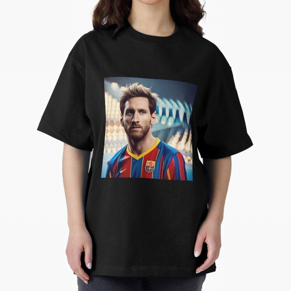 Messi Photo Realistic Paint Art Classic T-Shirt Showcase FIFA World Cup 2026 Group Stage for Fans of CR7 and Messi and France, Bringing Match Day Excitement, Supporter Culture, Golden Goals and Global Football Passion; Ideal for Passionate Fans Who