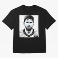 Lionel Messi Oversized T-Shirt Bring Trophy Dreams to Match Day Hype around FIFA World Cup 2026 USA Canada Mexico, Messi, Neymar and Mbappe, Portugal, Worldwide Fan Energy, Dramatic Goals, Stadium Lights and Championship Celebrations; Ideal for