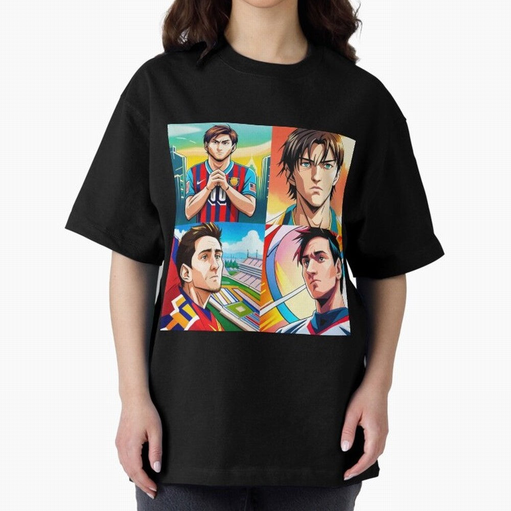 Messi Inspired Anime Art Pack Classic T-Shirt Represent Football Lovers during FIFA World Cup 2026 Spirit, Celebrating Brazil, Portugal and Argentina, CR7, Football History, Final Match Energy, Crowd Noise and Once in a Lifetime Moments; Built for