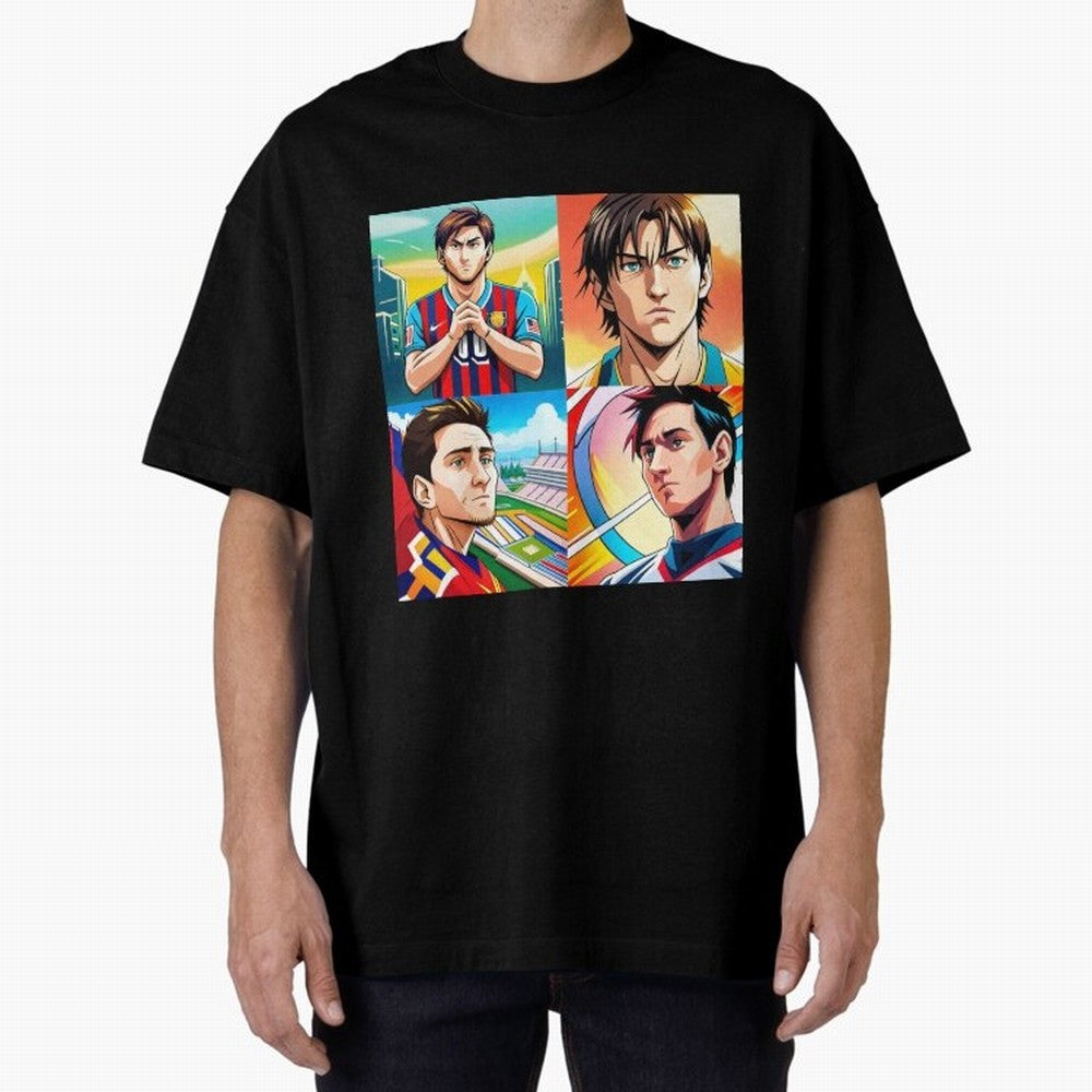 Messi Inspired Anime Art Pack Classic T-Shirt Represent Football Lovers during FIFA World Cup 2026 Spirit, Celebrating Brazil, Portugal and Argentina, CR7, Football History, Final Match Energy, Crowd Noise and Once in a Lifetime Moments; Built for