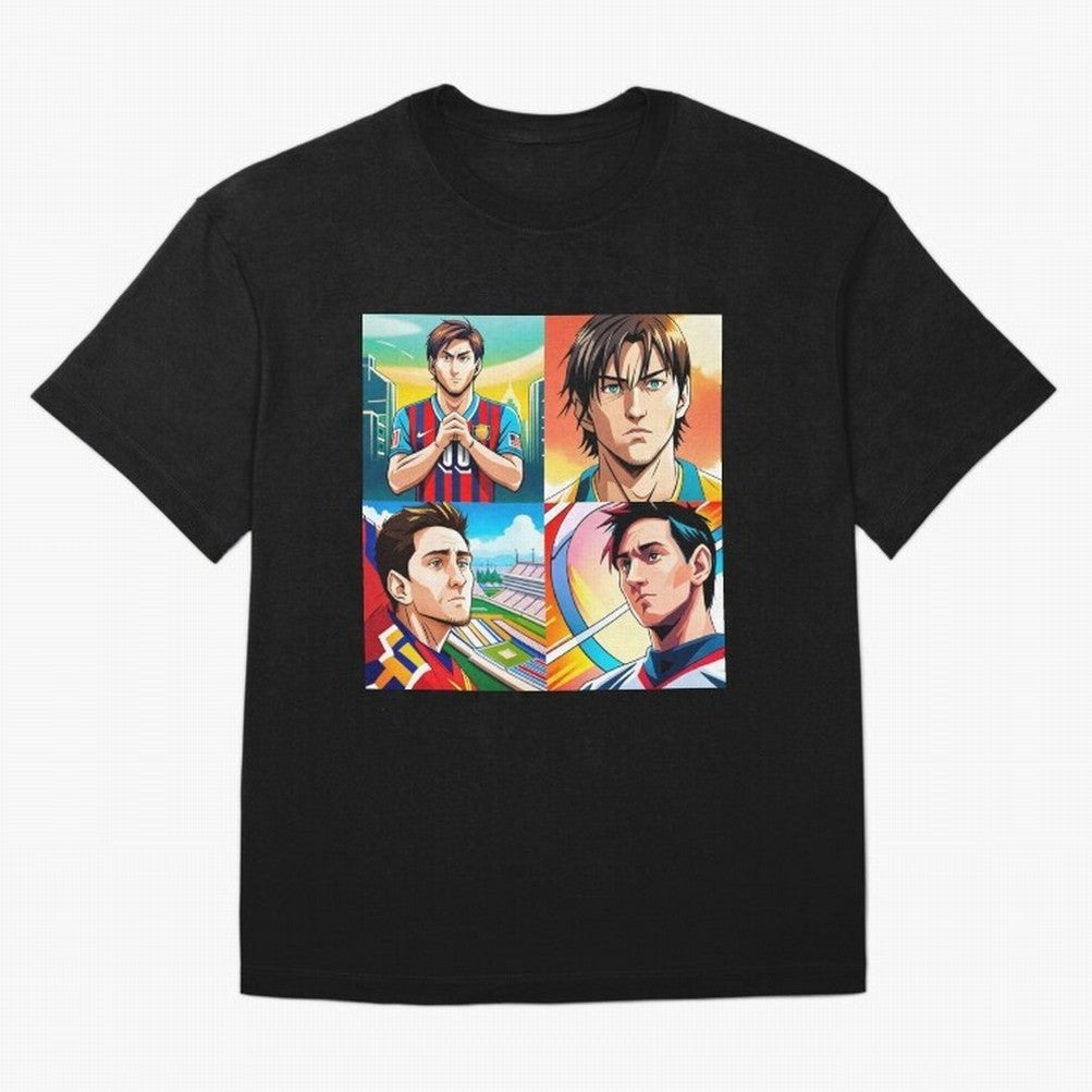 Messi Inspired Anime Art Pack Classic T-Shirt Represent Football Lovers during FIFA World Cup 2026 Spirit, Celebrating Brazil, Portugal and Argentina, CR7, Football History, Final Match Energy, Crowd Noise and Once in a Lifetime Moments; Built for