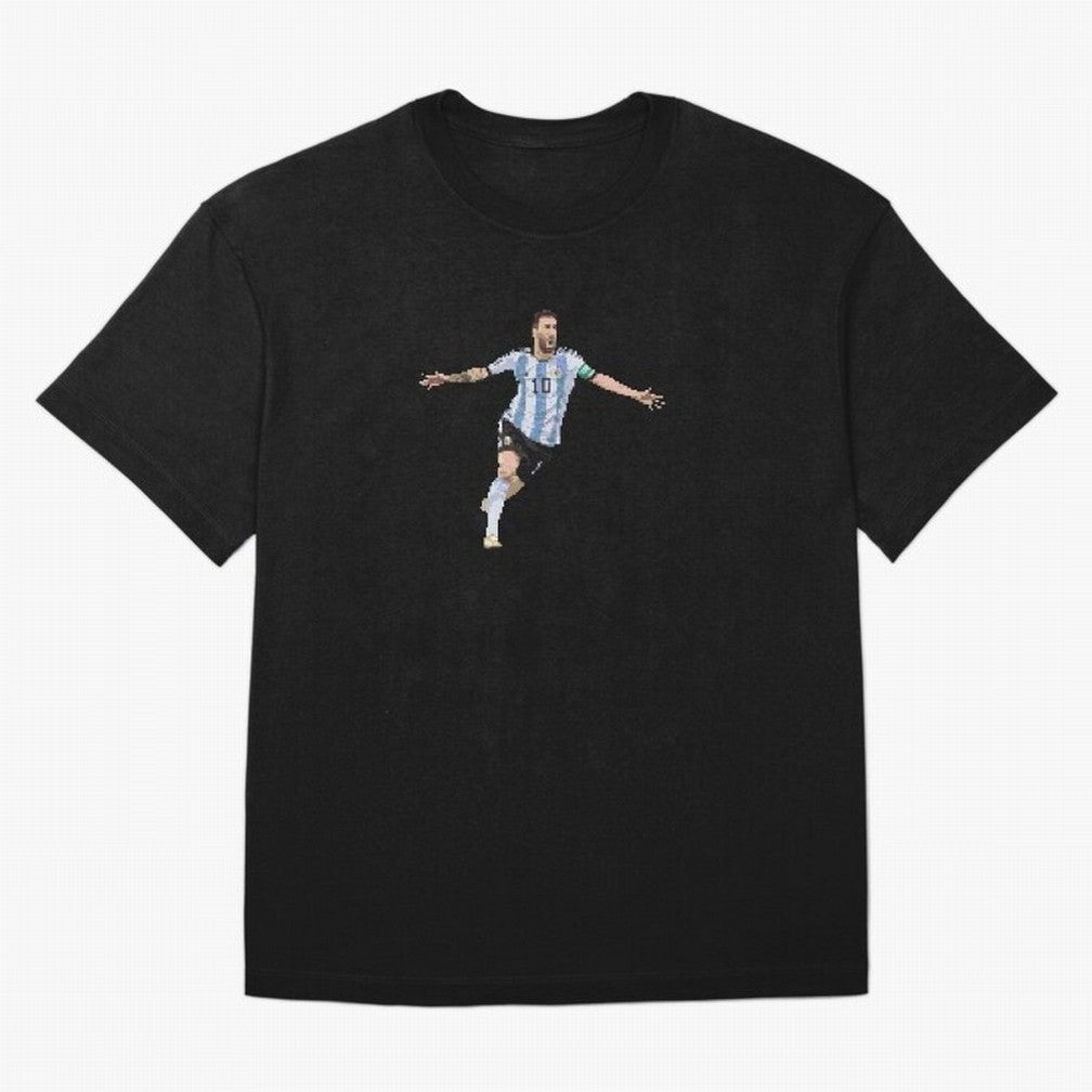 Lionel Messi Oversized T-Shirt Join the Countdown to the FIFA World Cup 2026 Journey through Mbappe and Neymar Highlights, France and Portugal Pride, Sports Nostalgia, International Competition, Famous Players and Unforgettable Victories; Perfect