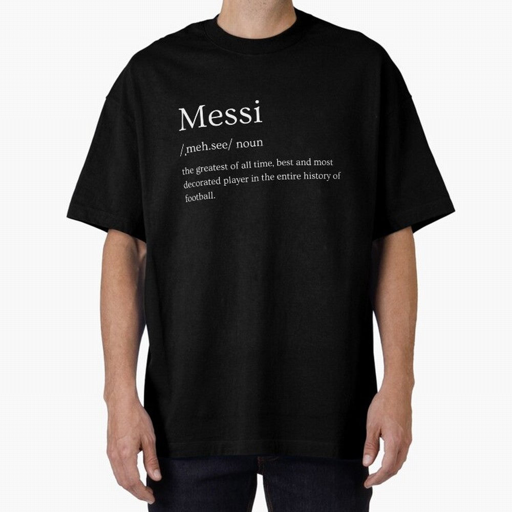 Definition of Messi Classic T-Shirt Bring Home the FIFA World Cup 2026 Journey through CR7 and Messi Highlights, England and Germany Pride, Fan Favorite Moments, National Team Passion, Big Match Drama and Soccer History; Made for Collectors Who
