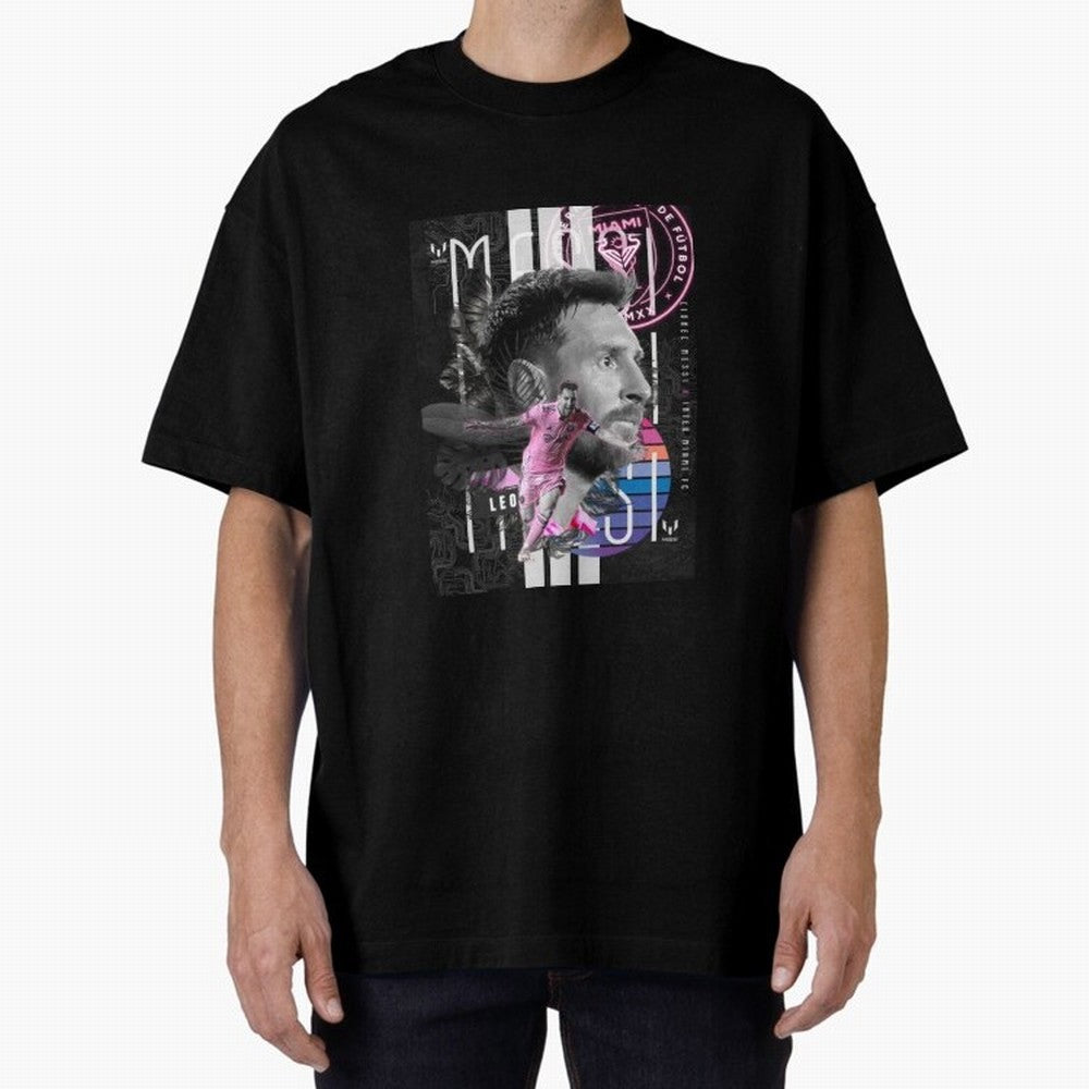 Inter Miami FC Messi Oversized T-Shirt Remember Iconic Moments from FIFA World Cup 2026 for Fans of Neymar, Haaland and Cristiano Ronaldo and Germany, Bringing Football Passion, Legendary Performances, Festival Vibes and Supporter Community; Ideal