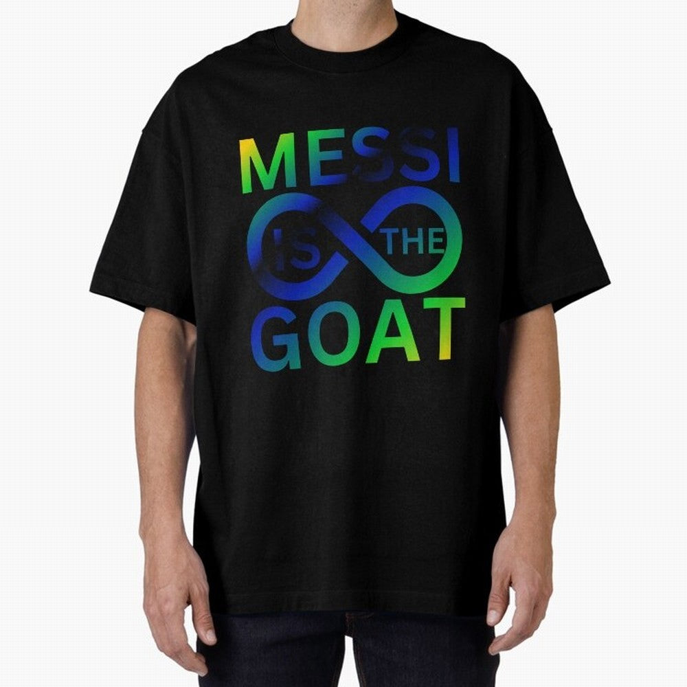 Messi is the GOAT Oversized T-Shirt Honor Match Day Hype around FIFA World Cup 2026 USA Canada Mexico, Haaland, France and Portugal, Fan Favorite Moments, National Team Passion, Big Match Drama and Soccer History; Ideal for Fans Who Follow Messi,