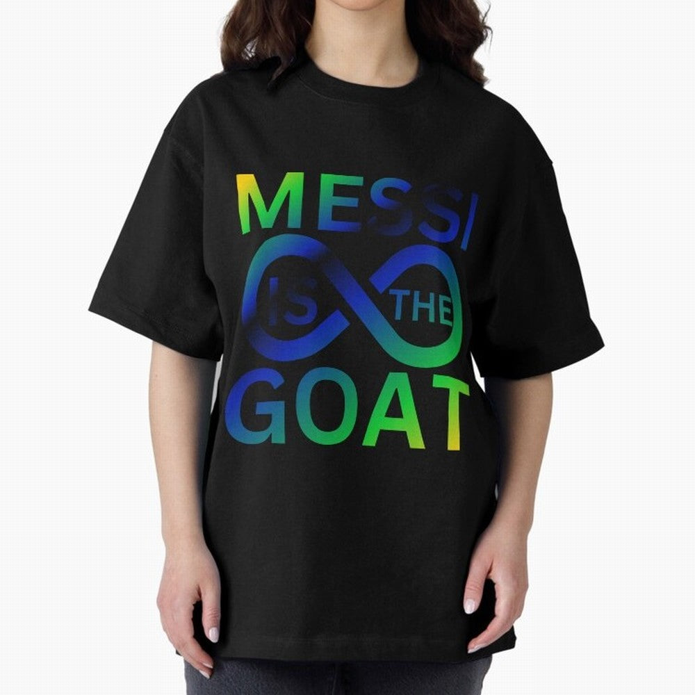 Messi is the GOAT Oversized T-Shirt Honor Match Day Hype around FIFA World Cup 2026 USA Canada Mexico, Haaland, France and Portugal, Fan Favorite Moments, National Team Passion, Big Match Drama and Soccer History; Ideal for Fans Who Follow Messi,