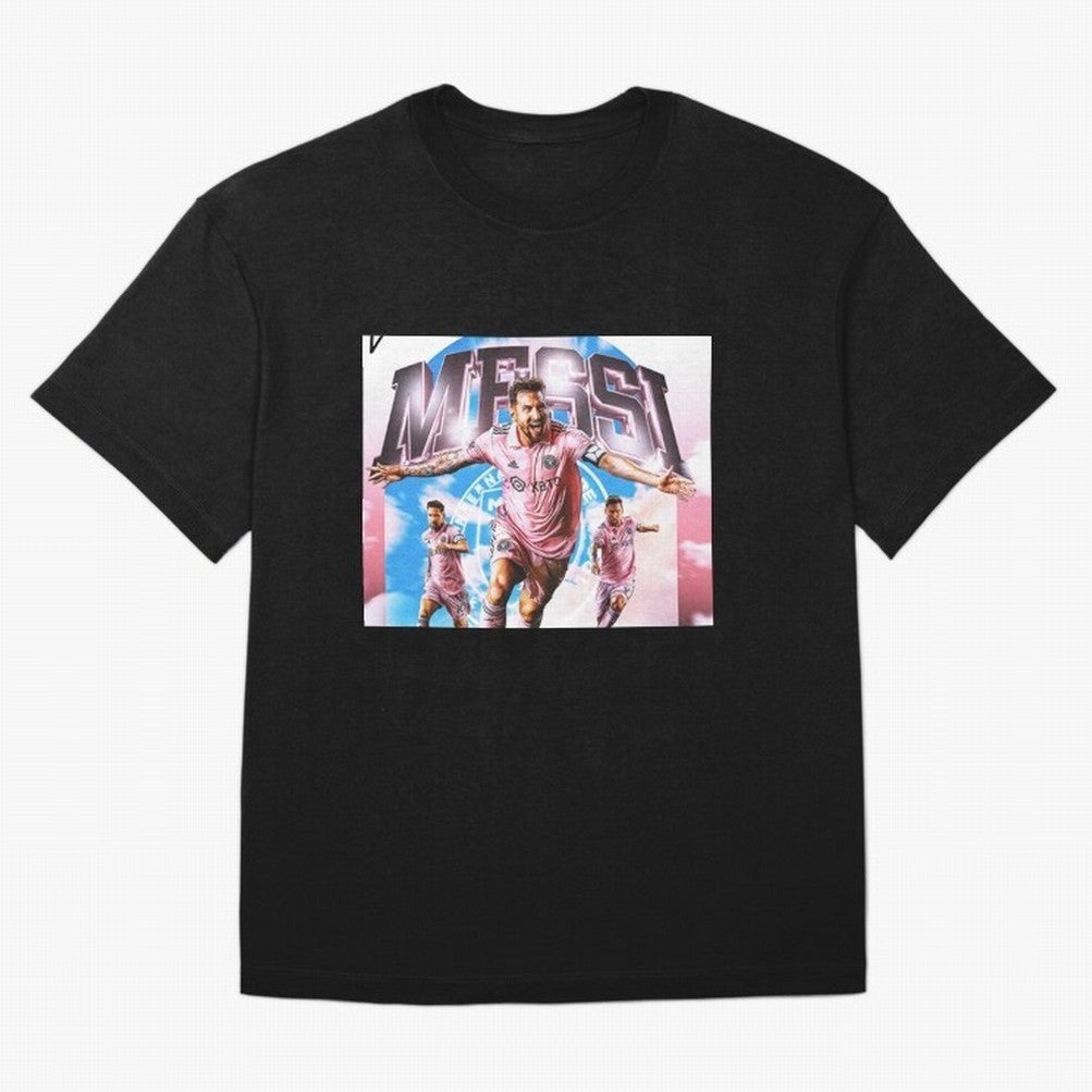Inter Miami Messi Oversized T-Shirt Capture the FIFA World Cup 2026 Group Stage Journey through Neymar Highlights, Netherlands Pride, Fan Favorite Moments, National Team Passion, Big Match Drama and Soccer History; Great for Supporters Who Love