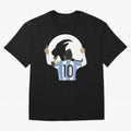 Lionel Messi Goat Oversized T-Shirt Honor the FIFA World Cup 2026 Journey through Cristiano Ronaldo, Haaland and CR7 Highlights, Argentina, France and Brazil Pride, Champion Mindset, Group Stage Buzz, Knockout Tension and Passionate Fan Culture;
