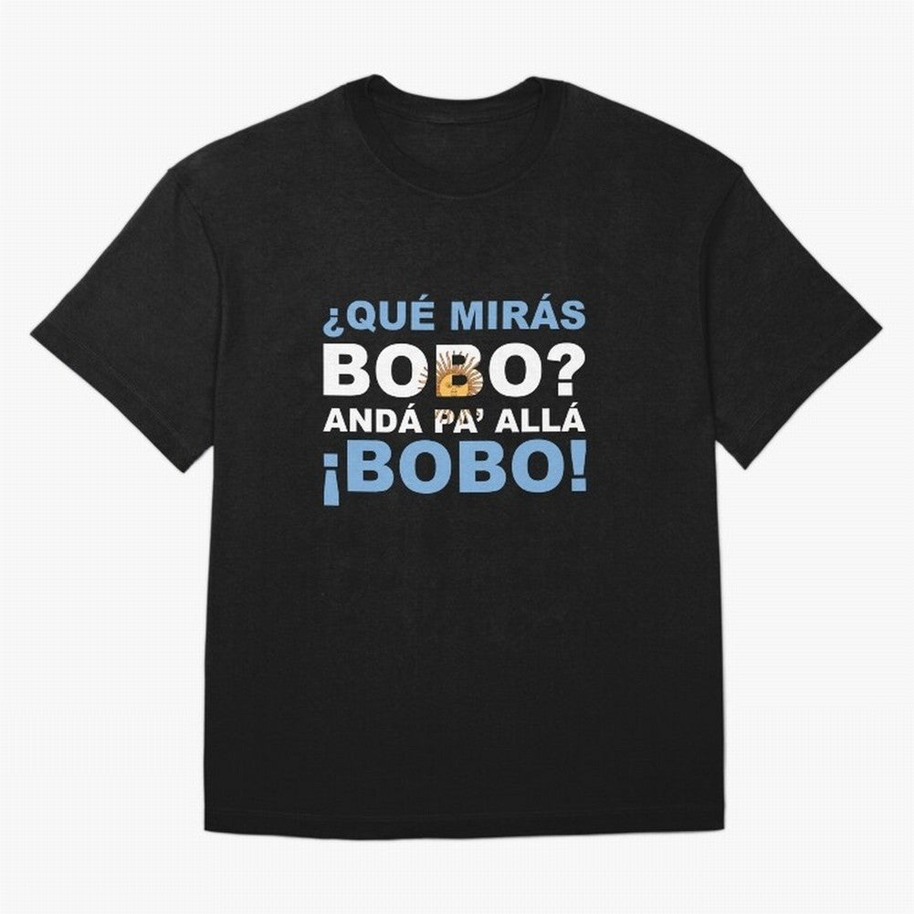 Que Miras Bobo? Anda Pa Alla Bobo Classic T-Shirt Make Your Look Match the FIFA World Cup 2026 USA Canada Mexico Journey through Messi Highlights, Portugal, Spain and Germany Pride, Football Festival Excitement, Trophy Ambitions, Country Rivalries