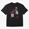 Lionel Messi and Foster child Classic T-Shirt Show Match Day Excitement for the FIFA World Cup 2026 Group Stage Journey through Cristiano Ronaldo Highlights, Argentina and Brazil Pride, Supporter Pride, Iconic Celebrations, Legendary Names and