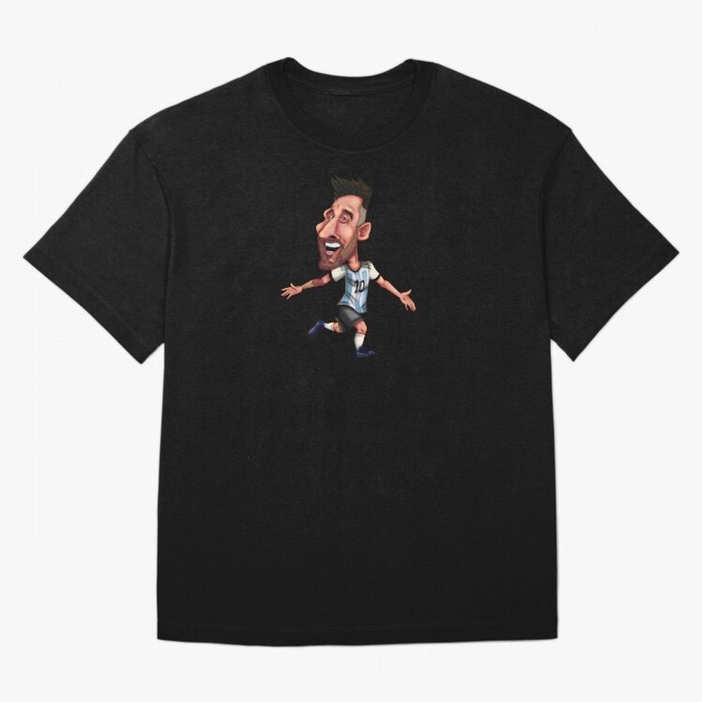 Lionel Messi Sticker Oversized T-Shirt Support the Legends of Global Football Passion for FIFA World Cup 2026 Group Stage, Centered on CR7, Portugal, Football Passion, Legendary Performances, Festival Vibes and Supporter Community; Made for