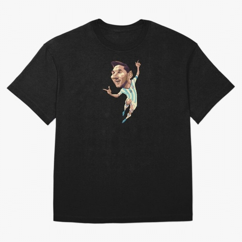 Lionel Messi Oversized T-Shirt Honor the Football Icons of FIFA World Cup 2026 Group Stage Spirit, with Portugal, Messi, Championship Spirit, Famous Goals, Roaring Crowds and International Football Unity; Ideal for Fans Who Follow Messi, Cristiano
