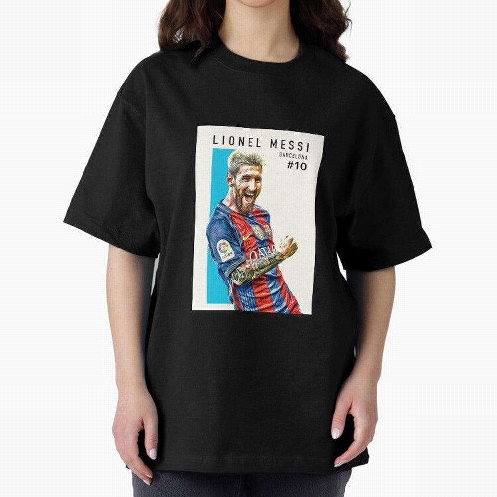 Lionel Messi Barcelona Football Classic T-Shirt Bring FIFA World Cup 2026 USA Canada Mexico Spirit, Inspired by Spain, Messi, Global Supporter Spirit, Legendary Goals, National Colors and Tournament Celebration; Perfect for Supporters Who Want Bold