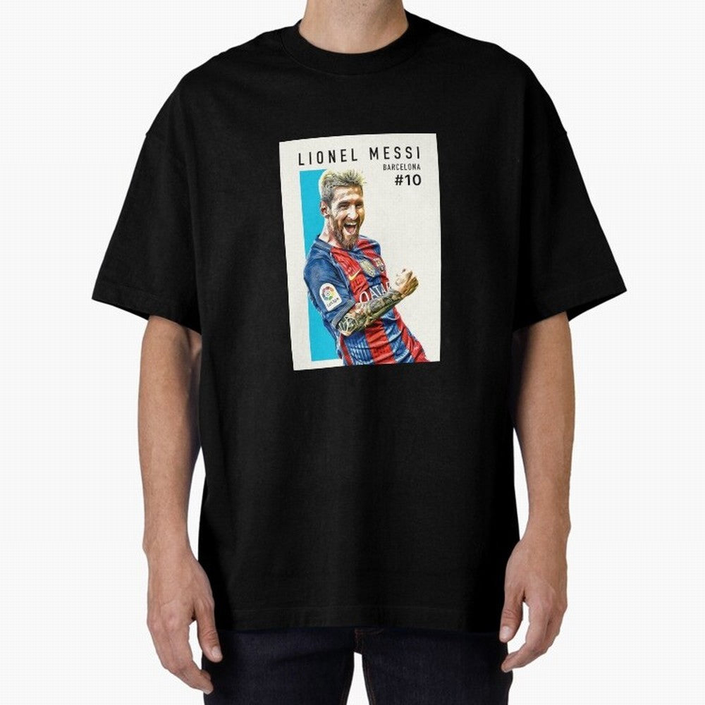 Lionel Messi Barcelona Football Classic T-Shirt Bring FIFA World Cup 2026 USA Canada Mexico Spirit, Inspired by Spain, Messi, Global Supporter Spirit, Legendary Goals, National Colors and Tournament Celebration; Perfect for Supporters Who Want Bold