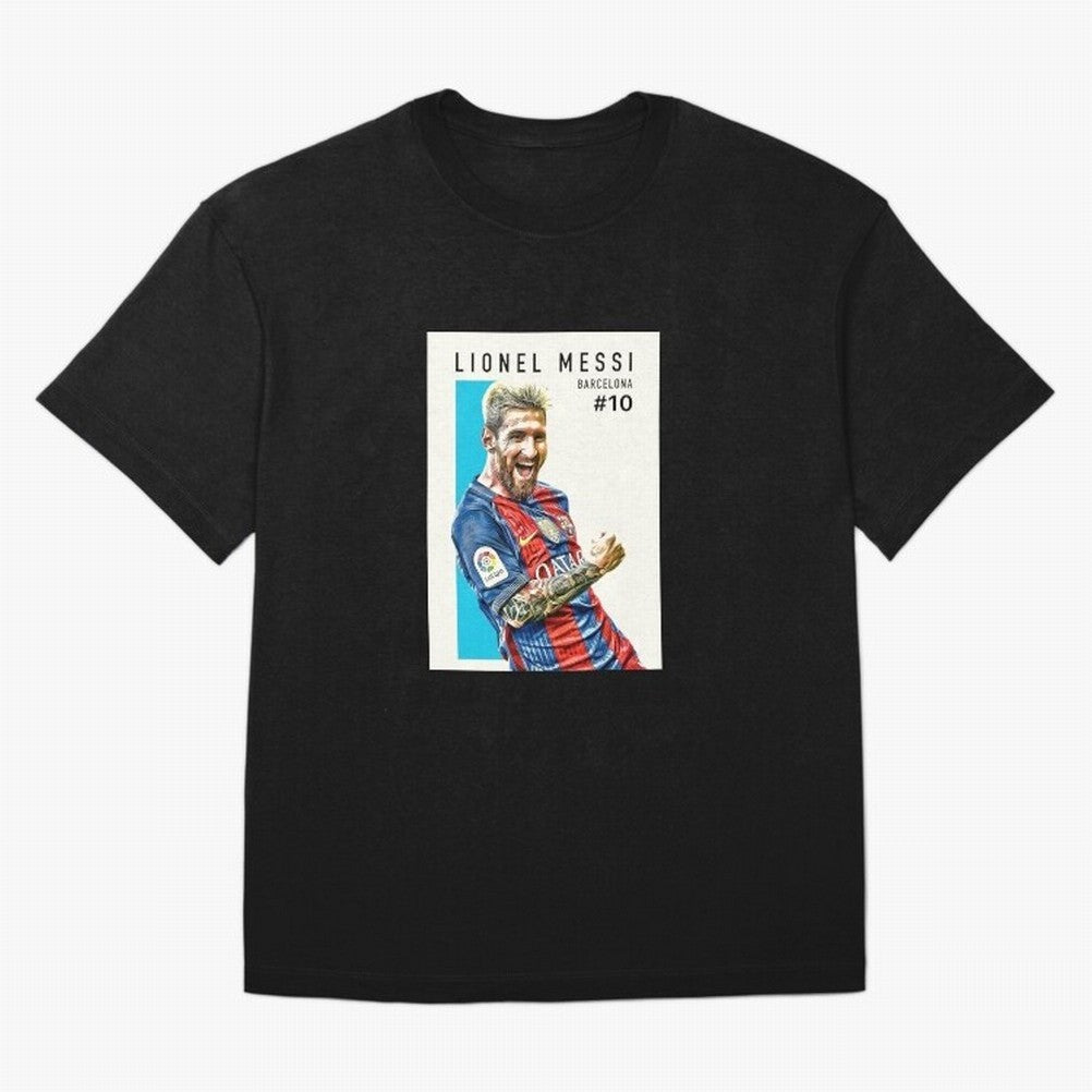Lionel Messi Barcelona Football Classic T-Shirt Bring FIFA World Cup 2026 USA Canada Mexico Spirit, Inspired by Spain, Messi, Global Supporter Spirit, Legendary Goals, National Colors and Tournament Celebration; Perfect for Supporters Who Want Bold